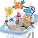 Baby Stroller Car Seat Toys,Adjustable Crib Mobile Activity Arch Toys with Sound Toy and Baby Hanging Toys,Sensory Play Travel Bouncer Bassinet Toy for Toddler Boy Girl 0 3 6 9 12 24 Month