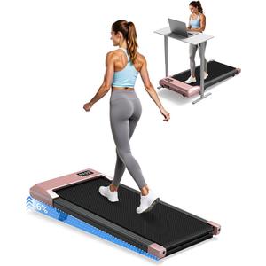 uperun Walking Pad with 6% Incline, 2.5HP Treadmill, 0.6-3.8 MPH, 300 lbs
2.5HP Quiet Motor – 0.6-3.8 MPH portable under desk treadmill for home office operates below 45dB for quiet typing