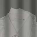 Alimens & Gentle Men's Dress Shirts 4-Way Stretch Long Sleeve Collared Casual Solid Wedding Dating Button Down Shirt (Large, White)