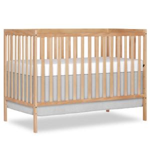 Dream On Me Synergy 5-in-1 Baby Crib, Converts to Toddler Bed, Barnwood