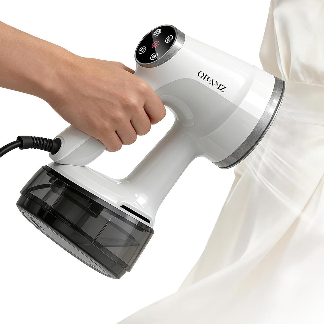 Vacuum Steamer for Clothes, 3500Pa Powerful Suction Handheld Garment Steamer with 400ml Large Tank, Steaming & Ironing 2-in-1 Clothing Steamer with Adjustable Suction & Auto Shut-Off for Home & Travel