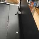Oakland Living 6 ft. X 4 ft. Black Freestanding Metal Privacy Screen Room Divider with Flower Box
