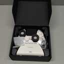 ManbaOne Interactive Screen Wireless Gaming Controller for PC/Switch/Switch 2/iOS/Android,Hall Effect Stick & Trigger,RGB Lighting,Remappable Buttons,1800mAh with Charging Dock (White)