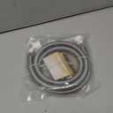 Stainless Steel Washing Machine Hose With Quick ConnectPortable Water Inlet Connection and Supply Line, (90 Degree Elbow) (6FT)