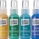 Gallery Glass PROMOGGJL22 Jewel Tones Stained Glass Painting Kit, 8 Piece Glass Paint Set for DIY Arts and Crafts, Perfect for Beginners and Artists