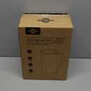 Electric Kettle Temperature Control, PARIS RHNE 1.7L Electric Kettle, 4H Keep Warm Water Boiler with 6 Presets, LED Screen Electric Kettles for Boiling Water, Boil-Dry Protection, BPA Free (Pure White)