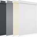 Changshade Blackout Roller Shades for Window, Cordless Blackout Blinds with Cassette Valance,Room Darkening Roller Blinds,Easy to Install for Bedroom,Living Room,Office,35" W72 H,White