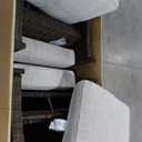 Signature Design by Ashley Paradise Trail Outdoor Swivel Upholstered Lounge Chair with All Weather Cushion, Set of 2, Cleanable Performance Fabric, Beige (Dark Brown)