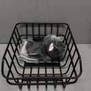 CXWXC Rear Bike Basket - Bicycle Rear Basket with Cargo Net and Waterproof Cover - Rear Mount Aluminium Bike Basket Large Capacity