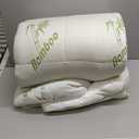 Mattress Topper King Size Viscose Derived from Bamboo, Thick Soft Pillow Top Mattress Pad Cover for Back Pain, Mattress Protector with 8-21 Inch Deep Pocket, White, 78×80"