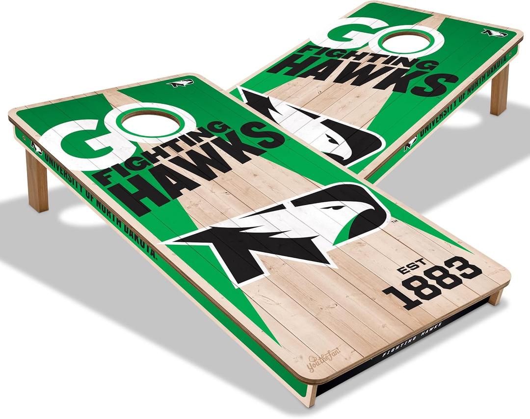 YouTheFan NCAA 2 x 4 Professional Wood Cornhole Game (Team Colors)