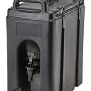 Cambro 250LCD131 Camtainer 2.5 Gallon Dark Brown Insulated Beverage Dispenser Black