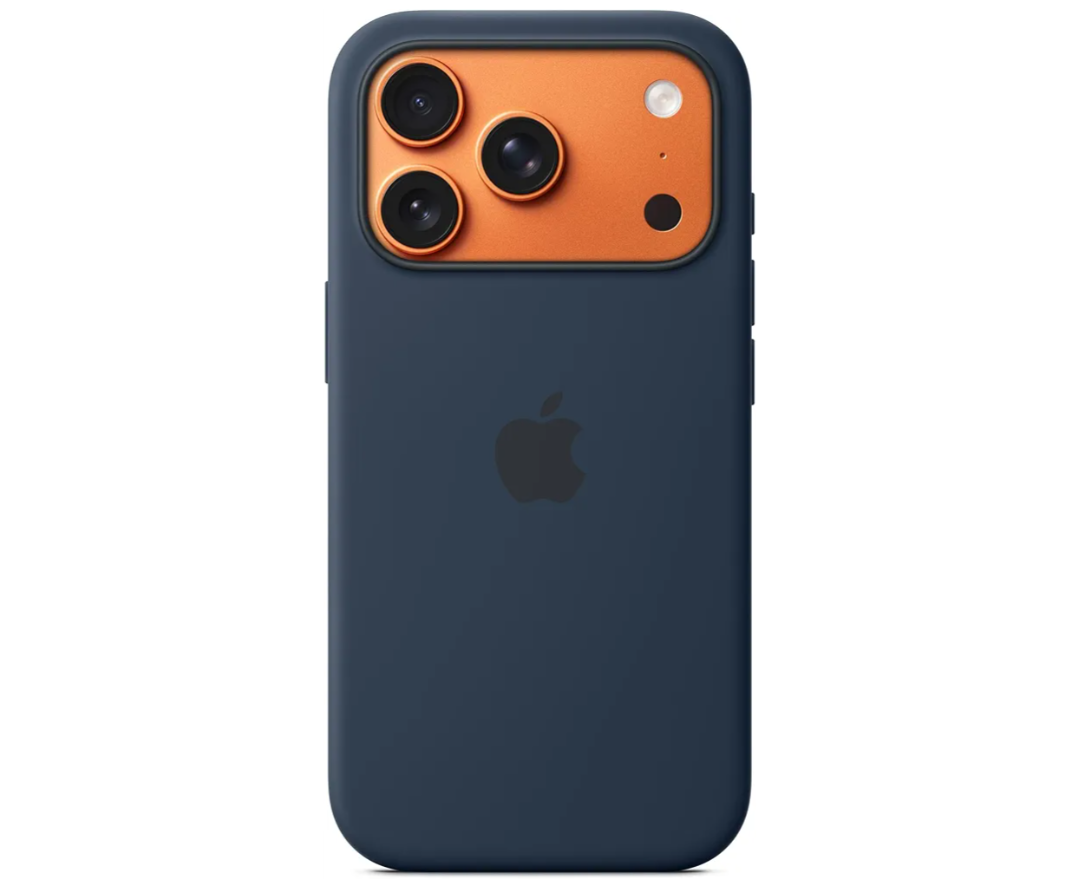 Apple iPhone 17 Pro Silicone Case with MagSafe and Camera Control: Lightweight Phone Case, Wireless Charging Compatible, Smooth Matte Finish; Midnight