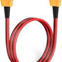 XT90 Connectors Cable,10AWG XT90 Male to Female Extension Cable for RC Battery Solar Portable Power Power Station and Solar Panel(2FT)
