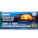 KingCord 342901BG 3/8" x 100' PolypropyleneWater Fall 32-Strand Rope Poly
