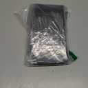 FireKylin 100 Pcs Resealable bags,5.5" x 7.9" Stand Up Black Paper Bags with Matte Window, Zipper Food Storage Bags for Packaging Products, Reusable, Sealable