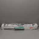 Reinforced 28 Inch Tall Retractable Baby Gates for Dogs, Easy Step Over Pet Gate with Support Rods, 55" Wide Retractable Dog Gate, Puppy Gates for The House Short Dog Gate for Stairs, Doorways, White