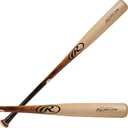 Rawlings | Adult Maple Wood Baseball Bat | Big Stick Elite | Multiple Colors/Styles (33", Natural / Flame Treat - 243 Profile)