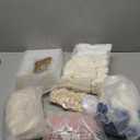 143 Pcs Shower Party Prizes for Game Winners, Guests Party Favors Set with Towels Socks Hair Bands Combs Eye Masks Cards, Spa Gift for Gender Reveal Bridal Showers(White)