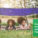 Molcey Blanket Fort Building Kit for Kids 4-8 8-12+ - Make a Portable Playhouse, Play Tent. Build a Fort Making Kit/Builder Blankets - Ultimate Indoor/Outdoor Play for Girls/Boys Toys Age 3-12 (Blue)