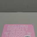 huester Beauty Sleep Pink Coquette Bow Hanging Wood Plaque Sign, Coquette Preppy Room Decor, Preppy Wall Decor, Girly Room Bedroom Decor, Pink Wall Decor for Bedroom, 12x6 in, 669