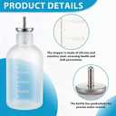 LemonRoad 2 Pcs 500ml/ 16.9 oz Lab Mouse Rat Rodents Water Drinking Bottle Chew-Proof Water Bottles with Stainless Steel Sipper Tube for Lab and Breeding Cages