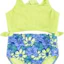 Hurley Girls' 1-Piece Cut Out Swim Suit (Melon Tint), Siza 12