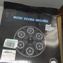 Music Boxing Machine for Adults, Wall Target Punching Workout with Boxing Gloves, Bluetooth Smart Boxing Training Machine Suitable for Home,Office,Gym, 12 Modes & 12 Speeds