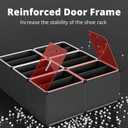 MAGINELS Shoe Rack,Expandable Shoe Cabinet Easy to Assemble. Shoe Storage with Door,Entryway, Closets, Hallway, and Bedroom.Accommodates Up to 40 Pairs of Shoes.