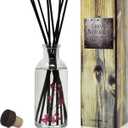 Urban Naturals Amber & Lavender Reed Diffuser Scented Sticks Set | (Awaken + Renew) Mind & Body Aromatherapy Collection | Essential Oil Botanical Diffusing Room Scent