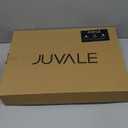 Juvale Bamboo Silverware Organizer for Drawer, Kitchen, 6 Slot Utensil Tray (Black, 17 x 11.75 x 1.75 In)