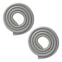 M2cbridge U Shape Extra Thick Furniture Table Edge Protectors Foam Baby Safety Bumper Guard 6.5 Ft (Grey (6.5ft x 2))