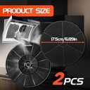 2 Pack CFK4 Carbon Filters Compatible with Cosmo Under Cabinet Range Hood 5MU30 5MU36 and SNDOAS US0475BPB US0475NBK