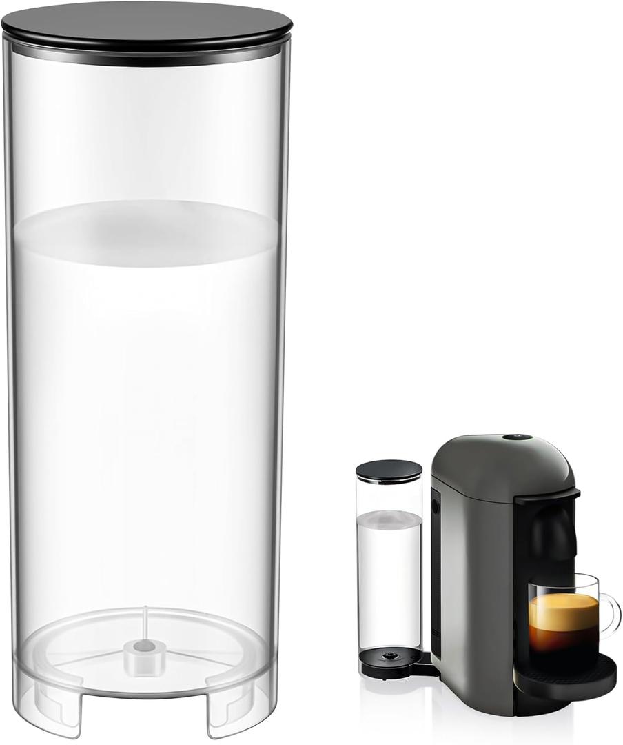 Feekoon 60 OZ Water Tank Reservoir Compatible with Groupe SEB Nespresso by Krups Vertuo Plus Deluxe XN900840 Coffee Machine/Krups Groupe SEB Nespresso Vertuo Plus XN900T40 Pod Coffee Machine