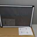 FLYZZZ Adjustable Window Screen Horizontal (19.68"H x 28"-52"W) 1 Pack Expandable Window Screen Large Replacement for Home