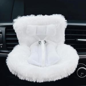 Car Seat Protective Show Accessories - 6.7in / 5.9in Doll Storage - La Boo-Boo Doll  Real Original (White)
