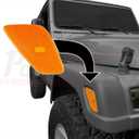 Parts N Go Side Marker Light Set Replacement For 1997-2006 Wrangler Front Driver & Passenger Side Left Right - CH2551120, CH2550120, 5155628AC, 55155629AC