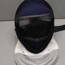 LEONARK Fencing Foil Mask Fencing Helmet CE 350N Certified National Grade Masque - Fencing Protective Gear (Small, Black)