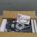 14" Small Classic Outdoor Wall Lantern Light for House Exterior,Handcrafted Satin Black Metal Cage Mounted Pocket Wall Sconce W/Clear Tempered Glass,Waterproof for Porch, Patio, Garage&Front Door E12