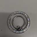 Magnetic Phone Ring for MagSafe Grip [Super Magnet] Stylish Twinkle Ring Holder Stand with, Mag Safe Accessory for iPhone 16/15/14/13 Pro Max Plus, Silver