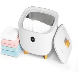 Towel Warmers for Bathrooms, 20 Liter Portable Electric Towel Heater with Heating & Drying Modes, Telescopic Rod, Heated Blanket Warmer Dryer for Home, Spa, Travel
