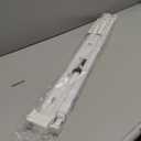 LazBlinds No Tools No Drill 1" Vinyl Mini Blinds, Cordless Blinds for Windows, Light Filtering Horizontal Window Blinds & Shades, 33 1/2" W x 64" H, White