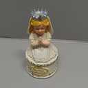 Bucherry First Communion Gifts for Girls 7.4 Inch Catholic First Holy Girl Praying Figurine Resin Box for Girls 1st Communion Gifts Baby Shower Religious Catholic Christian Table Decoration