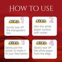 2 x Christmas Glitter Face Tattoo Gold Freckles Glow Up Makeup Patches, Glitter Makeup Accessories for Christmas Makeup Carnival Party, 6 Patterns