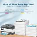 JANMORE 67XL Printer Ink Cartridge High Yield Replacement for HP Ink 67 XL for HP DeskJet 1255 2755 2722 2700e Plus 4152 4155 Envy 6052 Pro 6052 6455 (1 Black, 1 Color)