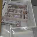 SEE SPRING X-Large Shoe Storage Box Fit Size 11, Clear Plastic Stackable Shoe Organizer for Closet, Space Saving Foldable Shoe Rack Sneaker Container Bin Holder, 12 Pack Clear