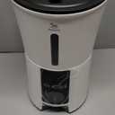 Petory Timed Automatic Cat Feeders - 4L Programable Dry Food Dispenser for Cats and Small Medium Dogs 6 Meals with Desiccant Bag Dual Power Supply 10S Voice Recorder (White)