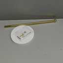 Dahey Scrunchie Holder Hair Accessories Organizer Stand Modern Metal Hair Tie Holder Organizer Storage Display Jewelry Scrunchy for Women Girls Bedroom Bathroom Decor, Gold