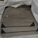 Nesting Coffee Table Set of 3, Stacking Metal Side Tables, Grey, 17.72" W x 17.72" D x 19.69" H