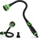 BicycleStore Watering Wand, Bendable 27inch Garden Hose Wand with 10 Adjustable Spray Patterns and Thumb Flow Control, Long Hose Nozzle Sprayer for Hanging Baskets, Shrubs, Garden and Lawn